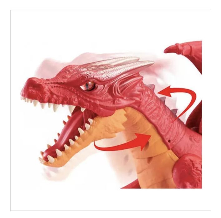 Інтерактивна іграшка Zuru (Зуру) Дракон Robo Alive Ferocious Dragon - Вогняний Дракон