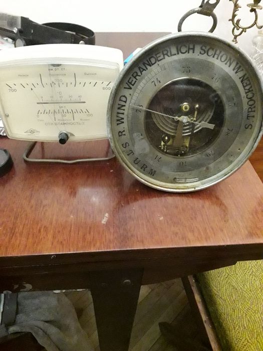 Кипрегель КА-2 геодезія топографія,Барометр трофейний погода вологість