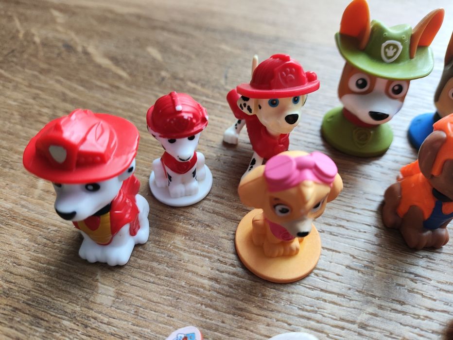 Figurki Psi Patrol Paw Skye Rubble samoloty