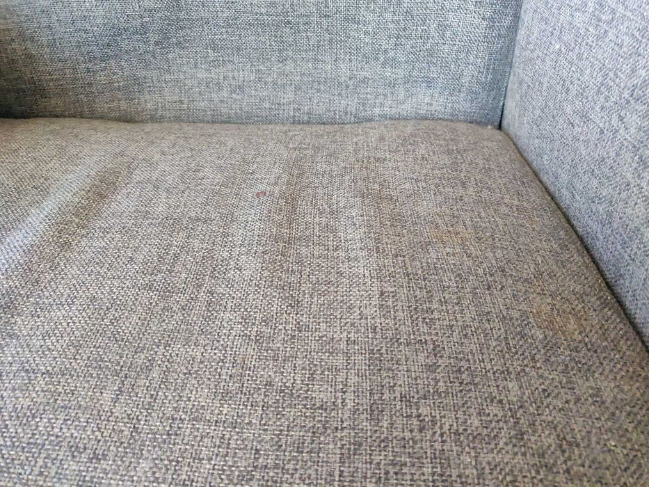 Fotel tapicerowany do salonu szary