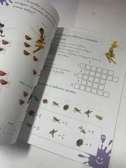 Livro de atividades crianças 7 anos - Férias com a Disney