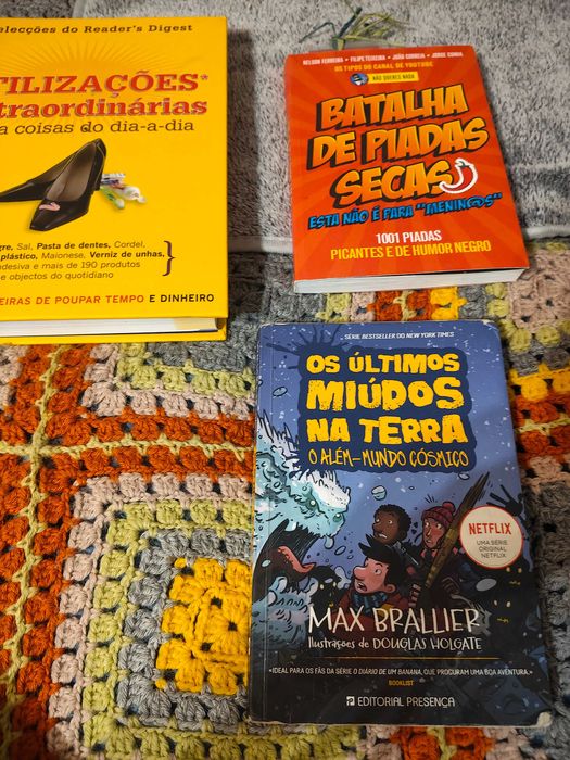 Livro os últimos miúdos na terra, piadas secas, utilizações extra