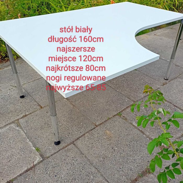 Biały stół  dl. 160cm