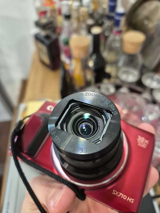 Canon PowerShot SX710 HS czerwony | bateria + ładowarka | w pełni sprawny