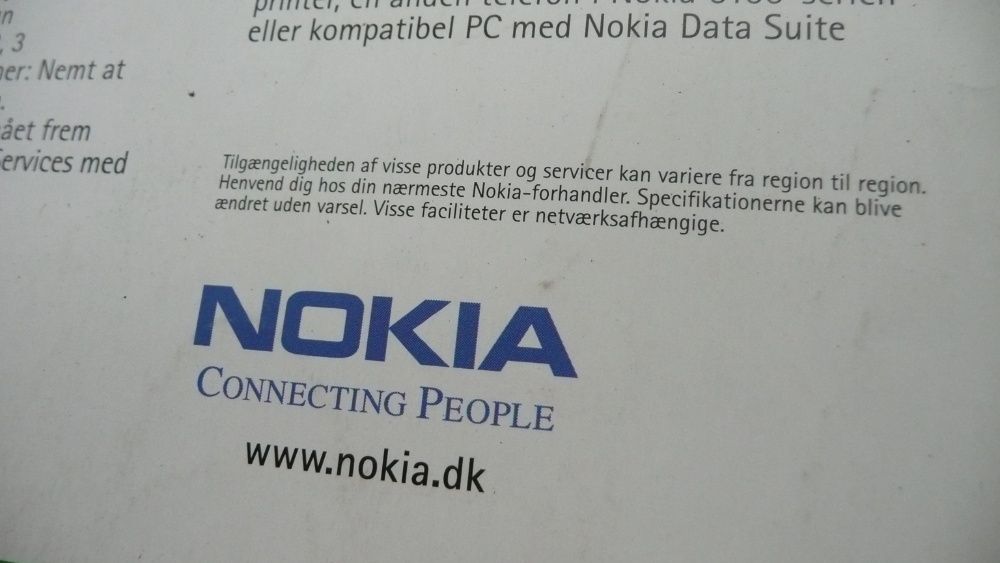 folder NOKIA 6150 dania format A4