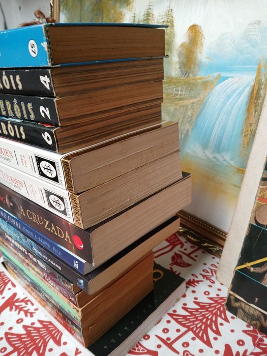 Vários  livros leitura