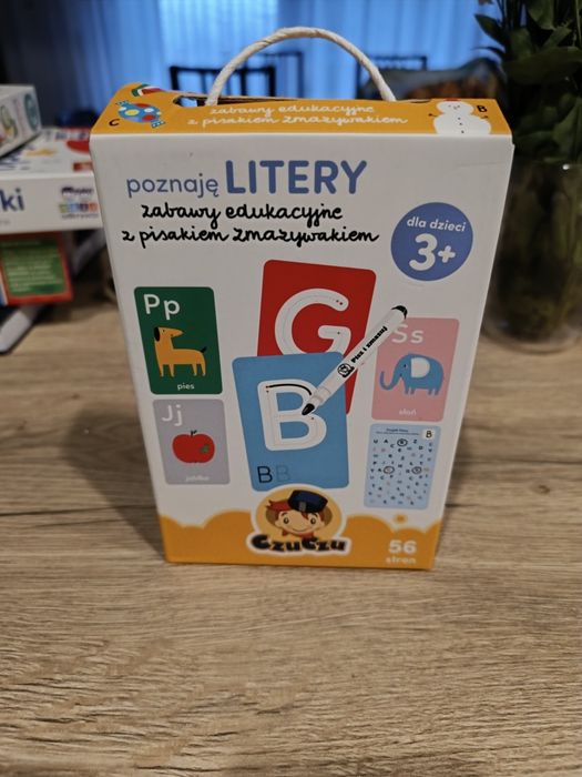 Zestaw gier edukacyjnych Trefl plus gratis CzuCzu  litery