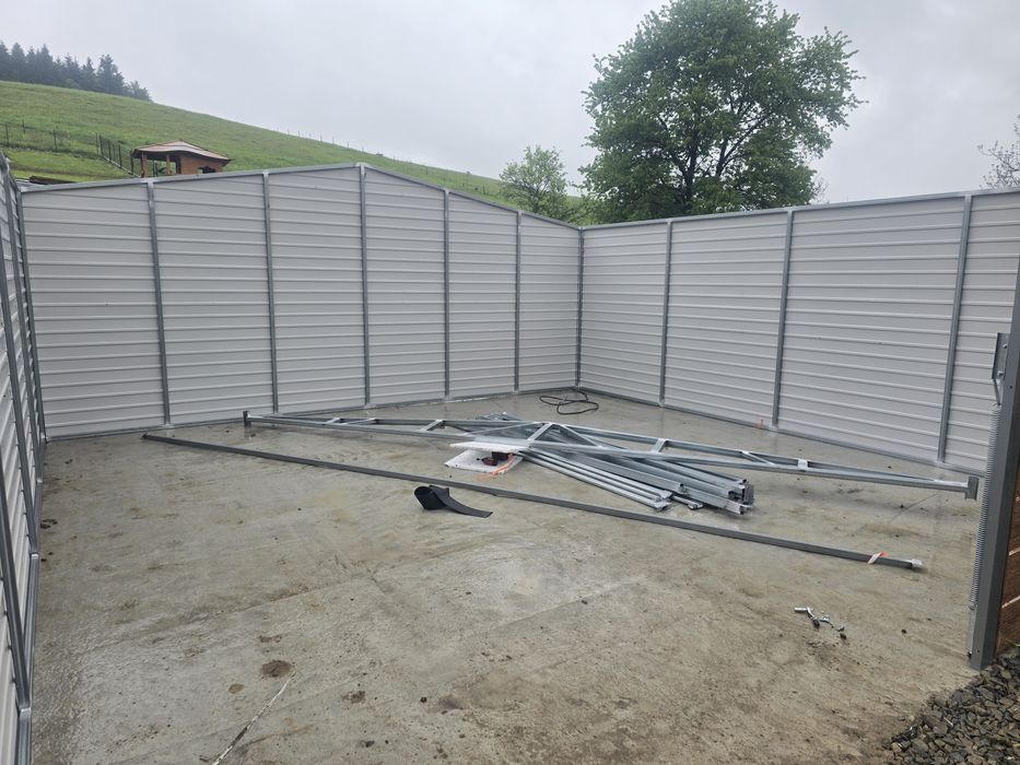 Garaz blaszak 6x6 Drewnopodobny