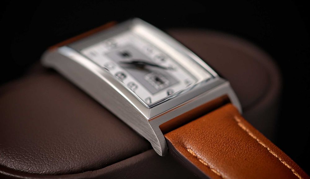 LIP Churchill 671015 Francuski Zegarek Męski Prostokąt Art Deco