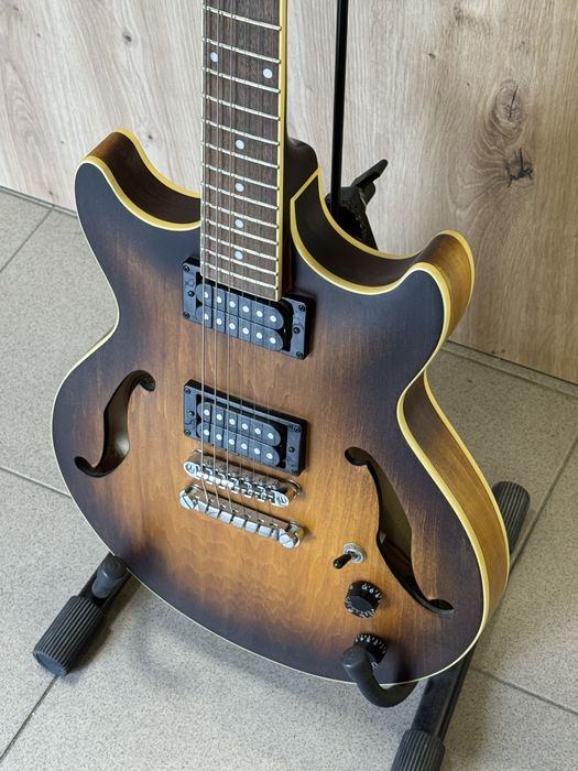 Idealna!!! Gitara półakustyczna Ibanez AM53-TF 5B-06 od Lombard HaloGSM