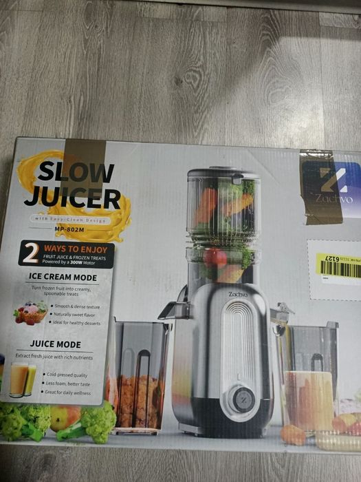 Соковижималка повільного віджиму Zachvo MP-802M.