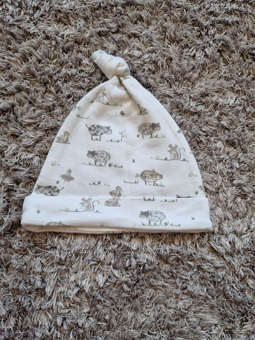 Cienka, bawełniana czapka 3-6 m-cy Next