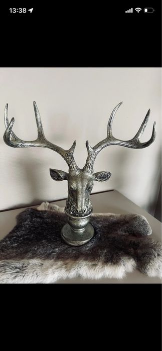 Busto cabeça de veado