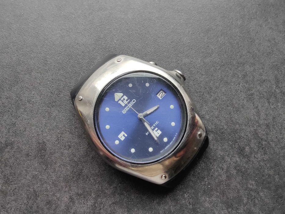 Vintage Seiko Arctura Kinetic Steel+ Plastic 5M42-OE49