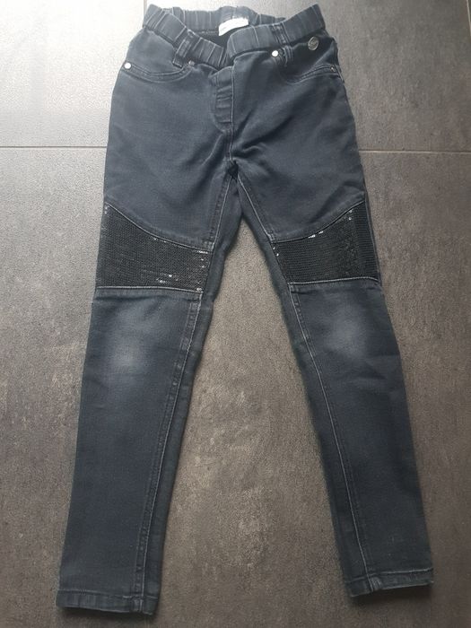 Jeansy czarne Coccodrillo 128