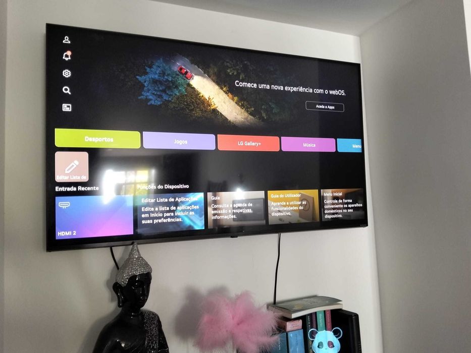 Smart TV LG NanoCell 55" 4K UHD (Impecável e com Excelente Qualidade de Imagem)