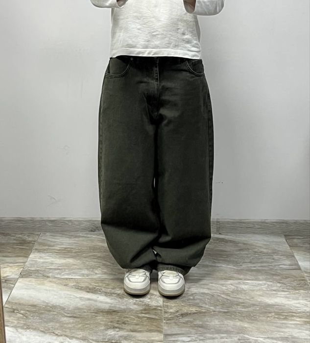 Нові широкі джинси хакі BAGGY rap jeans широкие джинсы бегги Jaded London typ