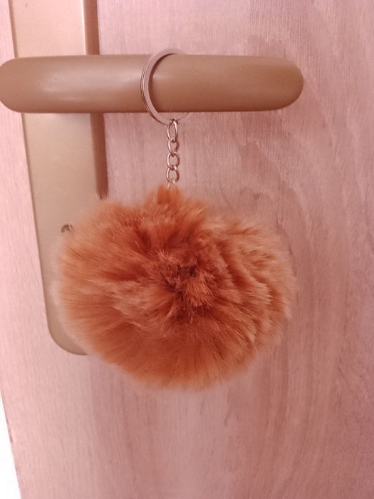 Brelok pompon futerko