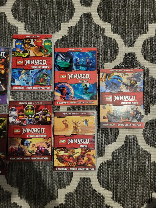 LEGO Ninjago DVD sezony 1-9 + odcinek specjalny