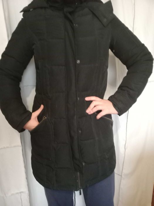 Пуховик Зара куртка р.S 42