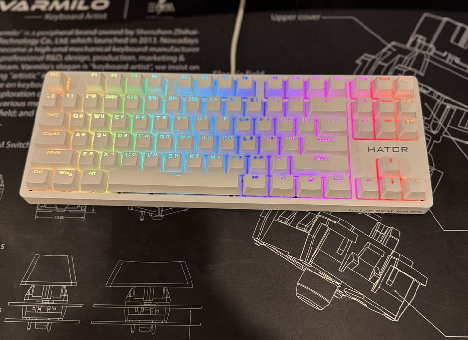 Клавиатура Hator Rockfall 2 Mecha TKL