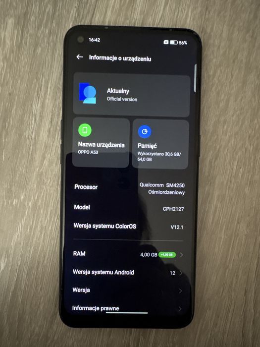 Telefon OPPO A53 4gb ram 64 gb 5 etui