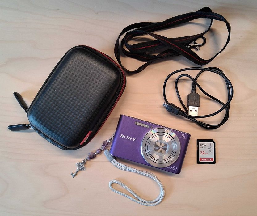 Sony cyber-shot dsc-w830 aparat cyfrowy fioletowy