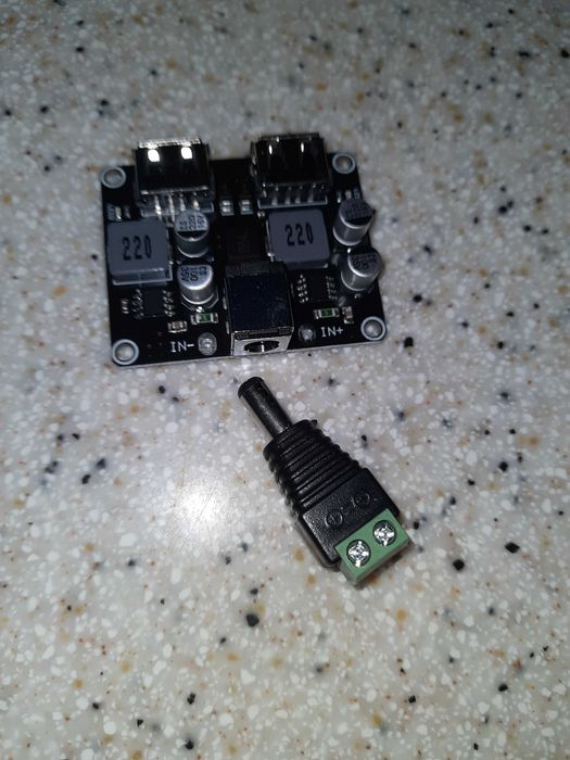 Швидка зарядка USB від аккумулятора 6-32В