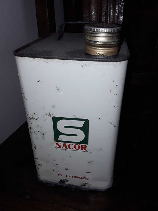 Lata de oleo  Sacor 5L Grande antiga
