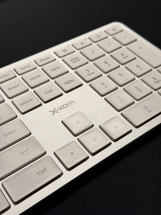 Klawiatura bezprzewodowa X-kom Alu Keys White (XK-130BT-W)