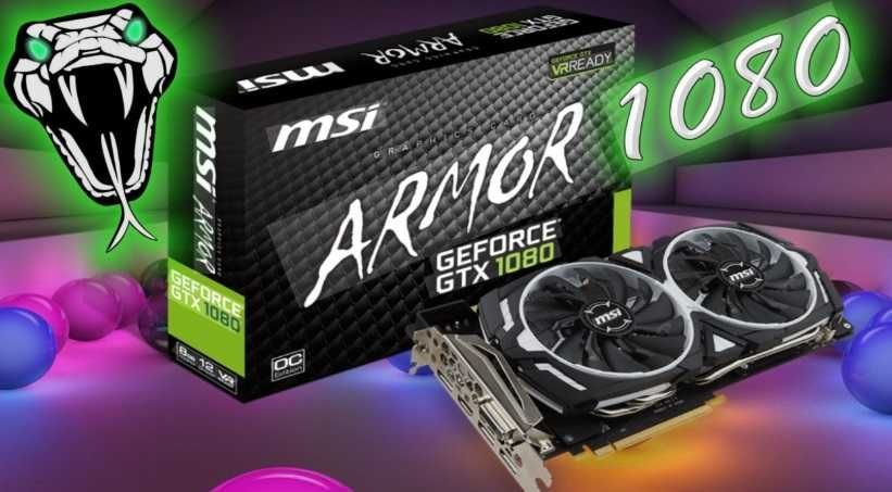 MSI GTX 1080 Armor 8GB em excelente estado!