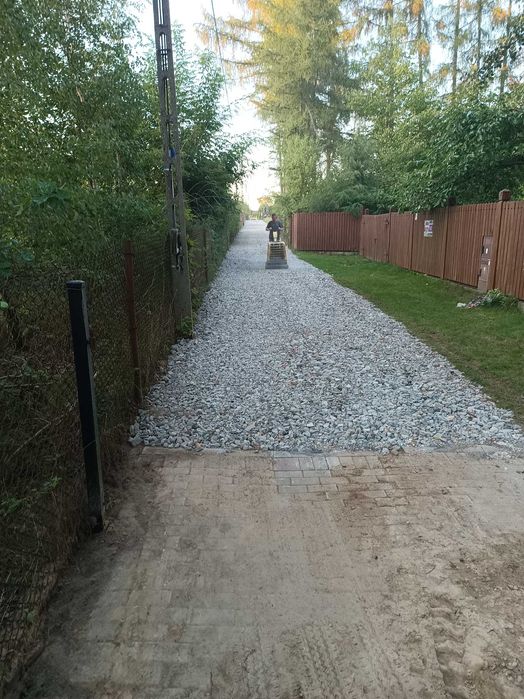 Roboty ziemne, niwelacja terenu, wynajem koparek