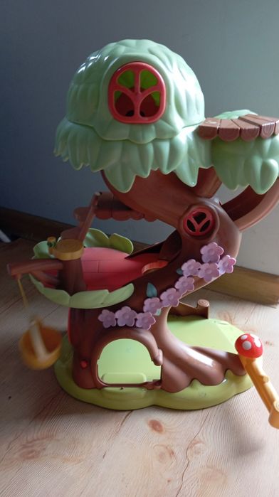 Domek na drzewie zabawka dom wróżek z dźwiękiem domek dla lalek