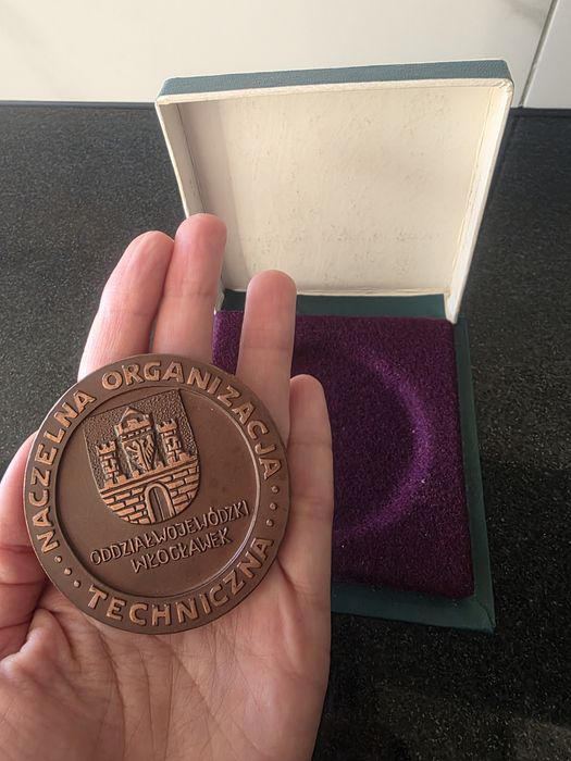 Medal odznaka Not Naczelna Organizacja Techniczna Włoclawek