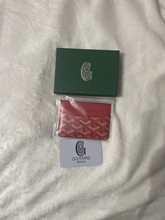 Card holder goyyard czerwwony nowy z pudelkiem sczelnie zapakowny