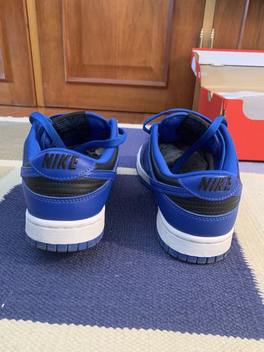 Nike dunk low retro black hyper colbat (2021)