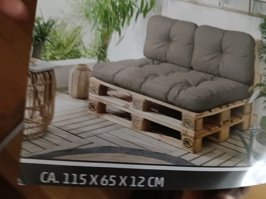 Poduchy do "kanapy" na taras lub balkon