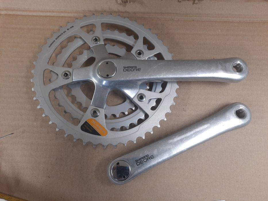 DOBRY STAN korba rowerowa shimano deore FC-MT60. 7s era kwadrat  4h13