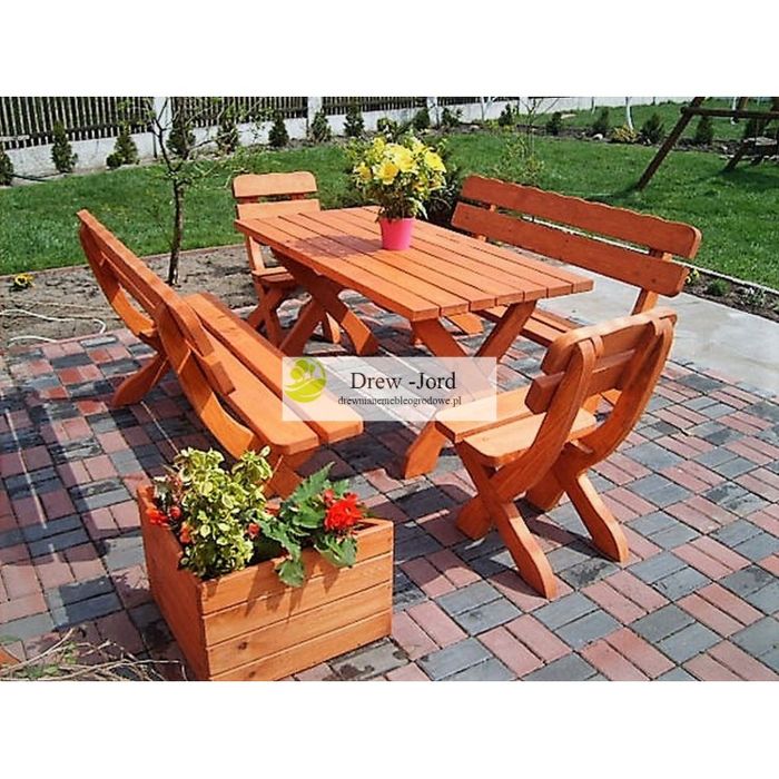 Meble ogrodowe , drewniane meble na taras. Producent