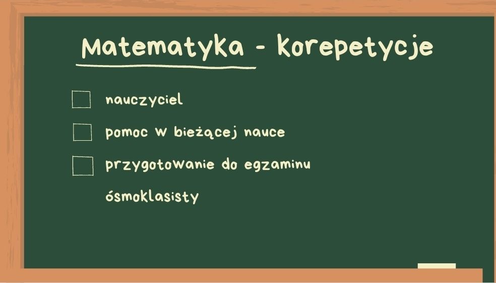 Matematyka szkoła średnia i podstawowa korepetycje