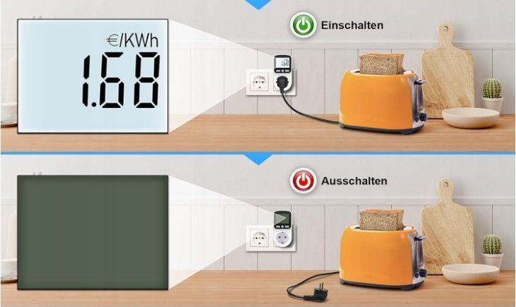 Miernik Prądu Do Gniazdka Watomierz Biały