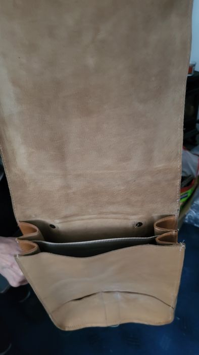 Torba listonoszka. Skóra. Nieużywana.