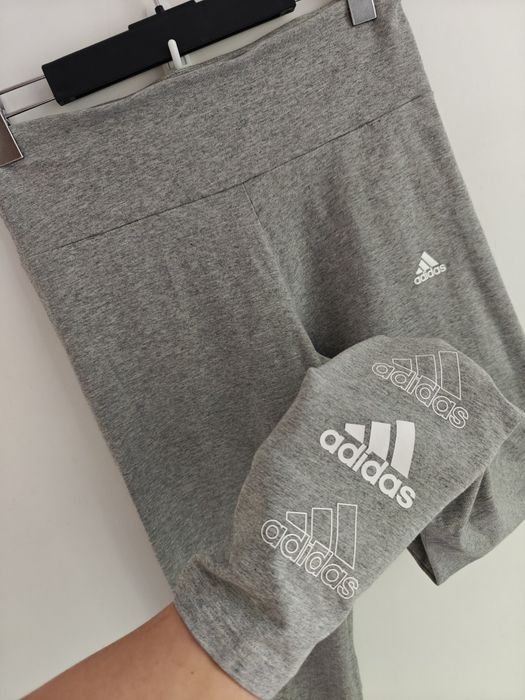 Adidas legginsy sportowe damskie bawełniane M