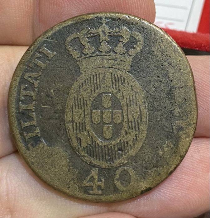 Moeda  228 - 40 Reis D JOAO P REGENTE 1813