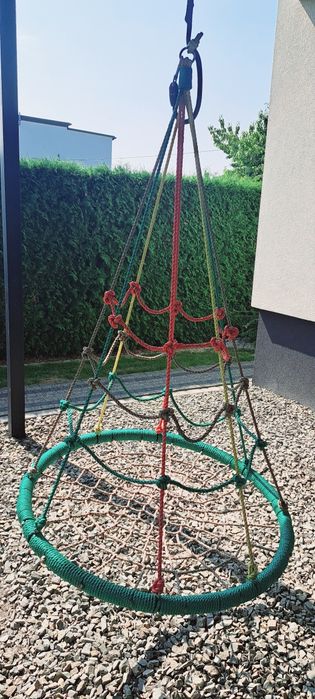 Kolorowe bocianie gniazdo że ścianką wspinaczkową 100cm