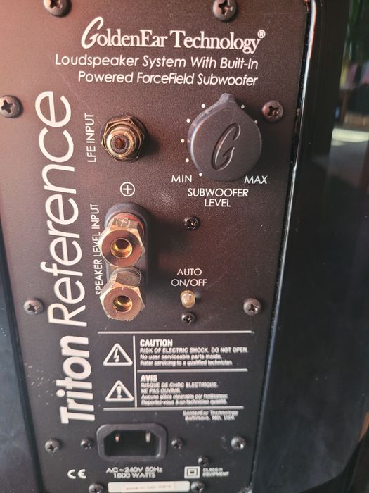 Goldenear triton reference