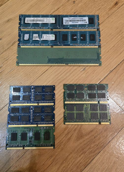 Оперативна пам'ять DDR3, DDR2 4GB, 2GB, 1GB