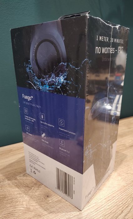 Głośnik bluetooth 3mk Fuego niebieski nowy w folii