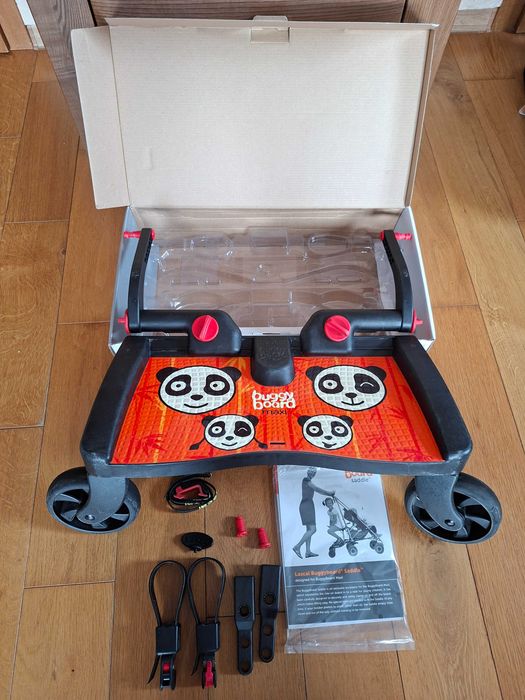 Używana dostawka do wózka Buggy Board Maxi Panda Jungle Orange