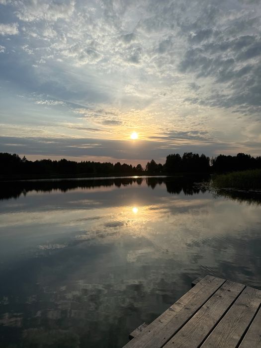 Domek nad jeziorem, balia, las, wakacje, klimatyzacja, wolne terminy